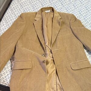 Joseph & Feiss Tan corduroy blazer perfect for any occasion
